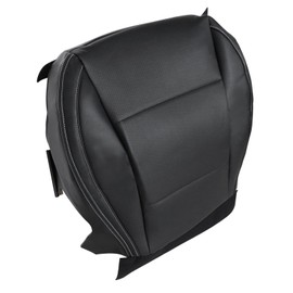 NLQR Front Driver Bottom Seat Cover Replacement Perforated Microfiber Leather Black for Subaru Outback 2015 2016 2017 2018 2019