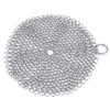 Sunicon 304 Stainless Steel Chainmail Scrubber, 7.09“Rust Proof Round Clean
