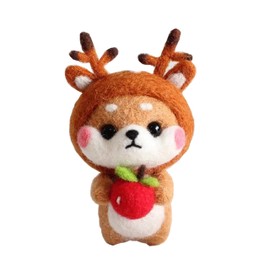 Cool Beans Boutique Wool Felting DIY Kit with Tools - Great Starter kit (Shiba Inu (or Corgi) Deer Antlers)