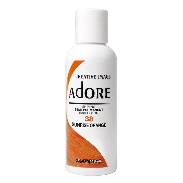 Adore Semi-Permanent Haircolor #038 Sunrise Orange 4 Ounce (118ml)