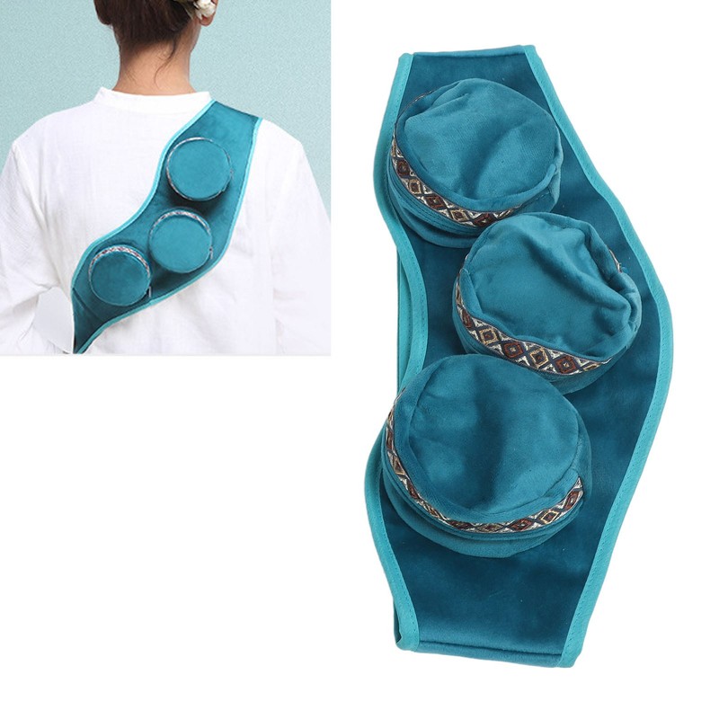 Moxibustion Cloth Cover Bag Hollow Out Prevent Scalding Adjust Strap