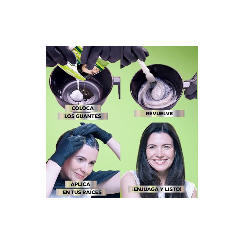 Kit Garnier Nutrisse Retocador de Raíz 1.0 Negro Intenso, Pack