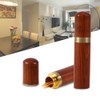 Wooden Toothpick Box Handbag Toothpick Holder Capsule Case Portable (Material:
