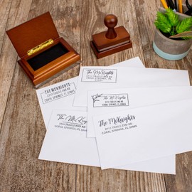 ExcelMark Deluxe Vintage Address Stamp Set