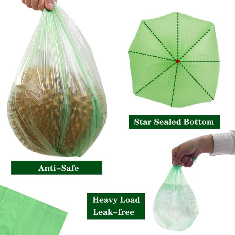 EINESIN Mini Car Trash Bags, Small Garbage Bags (30x25cm), Leakproof