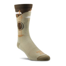 Farm to Feet Floyd Light Cushion Crew Socks, Desert Tan, Large