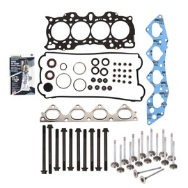 Domestic Gaskets DG-8614979251 Head Gasket Set Intake Exhaust Valves Compatible With/Replacement For 97-01 Honda CRV 2.0L DOHC B20B4 B20Z2