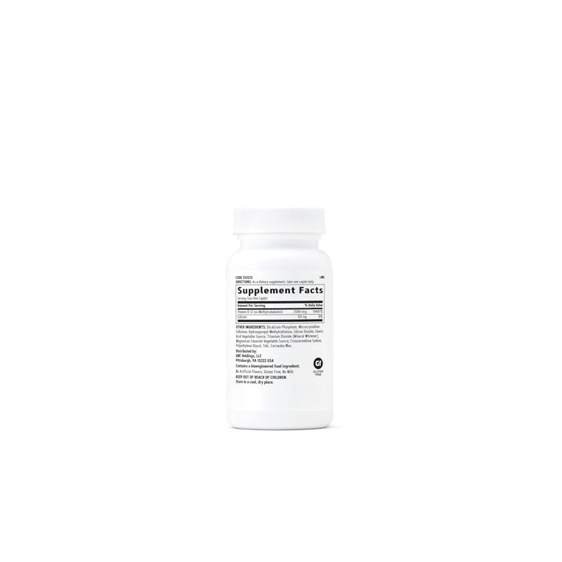 GNC Methyl B12 2500mcg Supplement, Essential for Carbohydrate Metabolism and