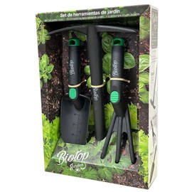 High Quality Fibreglass and Untreated Resin Tool Set Shovel Rake Pan Ideal for Your Vegetable Garden or Garden