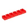 Wall Strip with 6 x Red Storage Box 2.0 |