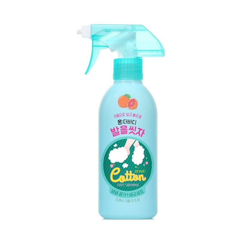 ON:THE BODY Cotton Foot Shampoo 385mL (Lemon/Grapefruit) - #Grapefruit 1ea