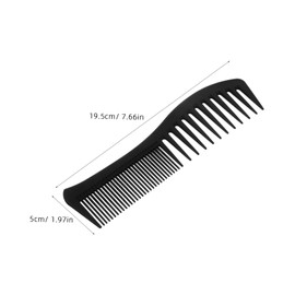 Baluue 6pcs Dual Purpose Wide Tooth Hairdressing Combs Gentle Detangling and Styling for Men Women Heat Resistant Versatile for All Hair Types
