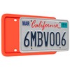 Silicone License Plate Frame, Premium Grade Universal Car Plate Frame,