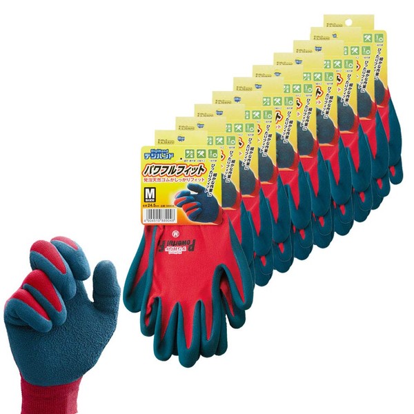Dunlop Home Products Work Gloves, Medium, Digi Hand, Powerful Fit,