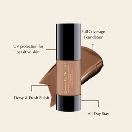 Allergen-Free Moisturizing Full Coverage Foundation I Formulated to Protect and Hydrate I Vegan EpiLynx by Dr. Liia