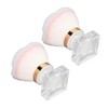 Nail Art Dust Removal Brushes, Pink Nail Art Powder Brushes