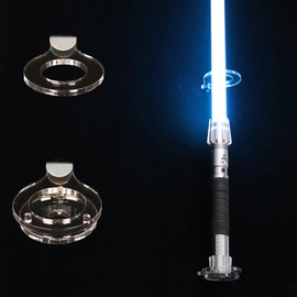 LEILINLIFE Lightsaber Wall Mount Lightsaber Vertical Display Stand Acrylic Single Holder Lightsaber Holder for Wall Compatible with Lightsaber, Pack of 1