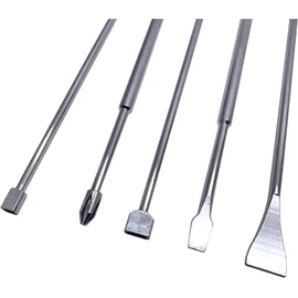 Jiayouy 13pcs Piano Regulating Tool Kit with 6" Combination Handle Multi-purpose Regulating Screwdriver Capstan Screw Wrench DIY Repair Maintain Piano Tools Silver
