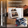 REGUDA Heavy Duty Drawer Slides Full Extension Locking Runners with