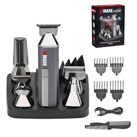 WMARK Men's Hair Trimmer, Stainless Steel Body Hair Removal Tool, Kevlar Professional Electric Shaving Set, Gift, NG-HT001