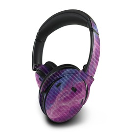 MightySkins Carbon Fiber Skin Compatible with Bose QuietComfort 45 Headphones Raw Energy | Protective, Durable Textured Carbon Fiber Finish | Easy to Apply | Made in The USA