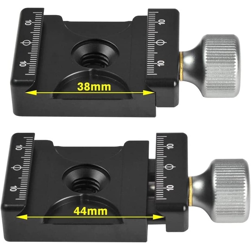 DC-38 Clamp for Camera Quick Release Plate Adjustable Solid Aluminium
