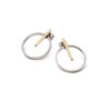 Boccia 05030-02 Women's Stud Earrings Made of Titanium in Silver