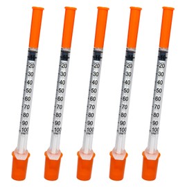 30 Pack 1ml 30G 13mm Precision Plastic Multiple Uses Measuring Tools, Laboratory Accessories, Individually Sealed Packaging