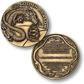 ORDER OF THE GOLDEN DRAGON 1.75" CHALLENGE COIN