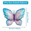 Simin 6 PCS Giant Butterfly Balloons, 40 inch Butterfly Decorations
