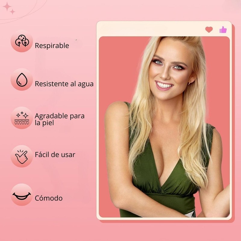Triko Cinta para Busto, Adhesiva para Levantamiento de Senos, Boob