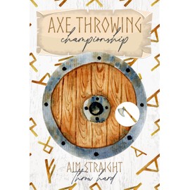 Axe Throwing Kids Target Game - Let The Adventure Begin - Viking Birthday Party Baby Shower Toddler Child Teen Activity Supply Kit Set