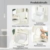 Hybodies Bedside Commode, Portable Toilet for Adults, Commode Chair for