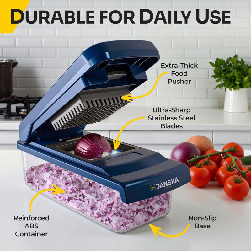 UltraChop All-In-1, 12 Blade Heavy Duty Vegetable Chopper, Food Chopper