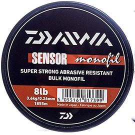 DAIWA SENSOR BULK SPOOL COLOR - BROWN BREAKING STRAIN - 25lb
