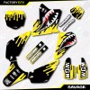 Factory EFX Yellow Savage Racing Graphics Kit fits 01-21 Suzuki