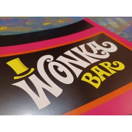 Custom Made Willy Wonka Screen Accurate Replica Wonka Wrapper and Gold Ticket/Gene Wilder