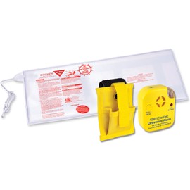 Secure 45BSET-1Y Bed Exit Alarm Set for Fall and Wandering Prevention - Includes Patient Monitor with Holder, 12" x 30" Bed Sensor Pad and Batteries