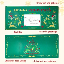 Teyomi 1 x Christmas Elk Scratch Card