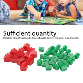 Game Replacement Pieces,House and Hotel Replacements Game Piece Supplement Accessories