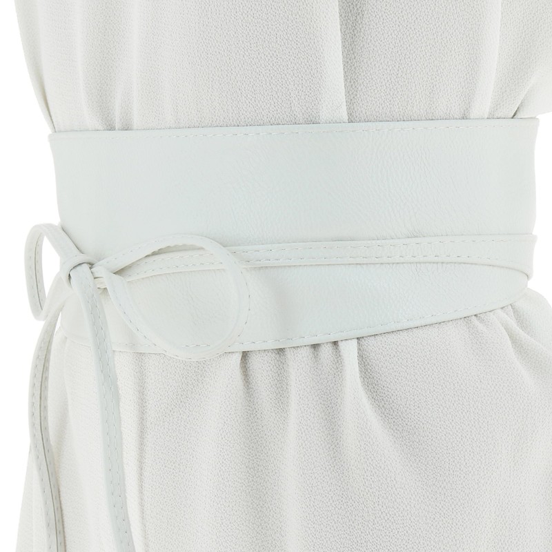 Fashiongen Women's Waist Belt Wide Obi Belt MICA (Ceinture Mica)