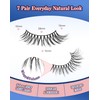 Natural Lashes Wispy Lashes Everyday Natural Look Flared Eyelashes False