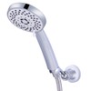 HIMREYLD Shower Head Holder Bracket Copper, Chrome Plated 360 Degrees