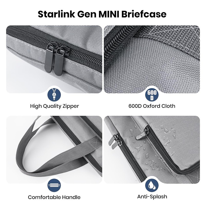 XTAR HB7 Carry bag For starlink mini (Gray)