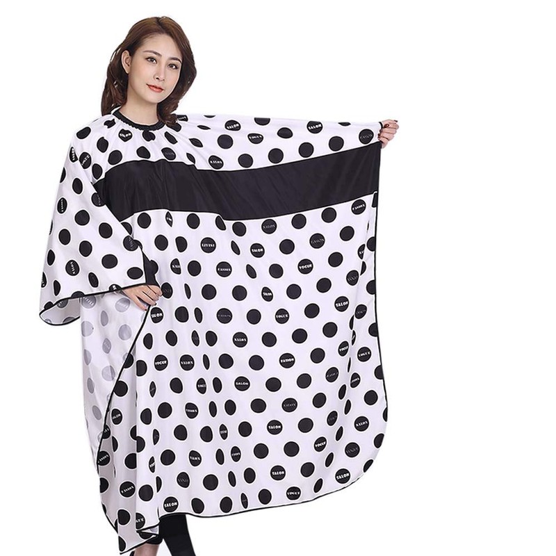 Dots Design Salon Hair Cutting Cape Hair Stylist Apron Shampoo