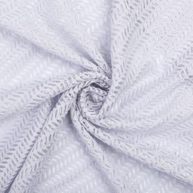 Cortina de cenefa transparente con bolsillo para barra de gasa semitransparente, tela de encaje vintage para cocina, juego de 2, 60 x 18 pulgadas de largo