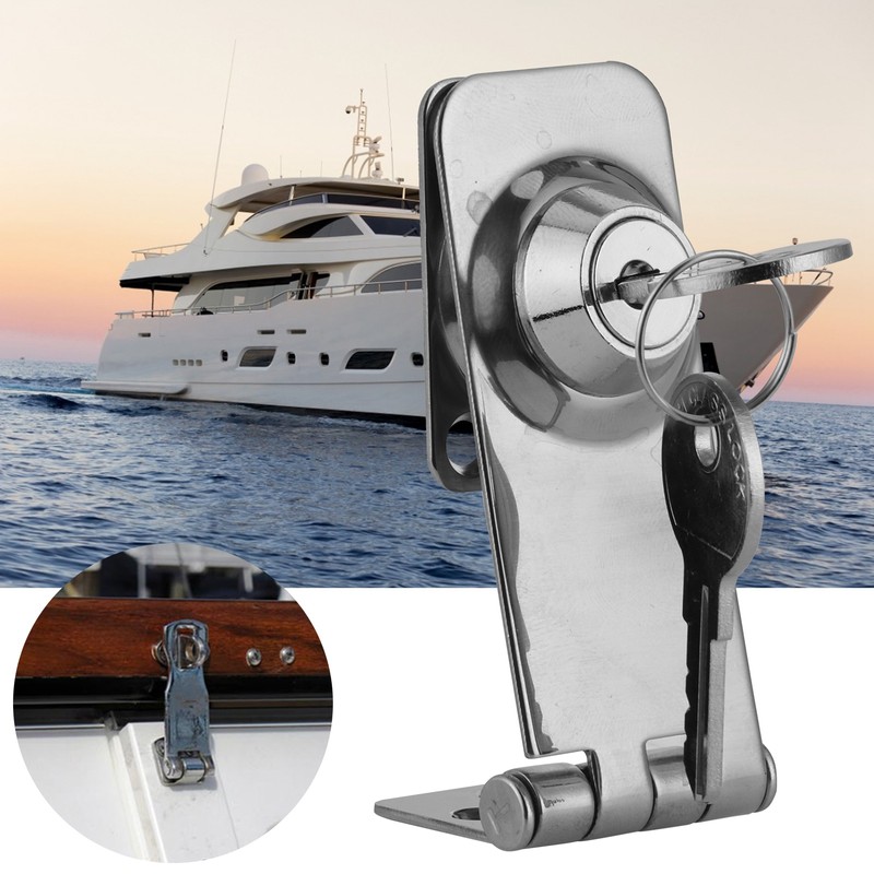 Keyed Hasp Locks Stainless Steel Locking Hasp Latch for Boat
