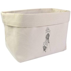 Large 'Henna Tattoo Hands' Canvas Organiser/Storage Bag (OR00031582)