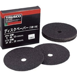 TRUSCO TG7-24 Disc Paper 7 Type Φ180X22.2#24 (10 Pieces)