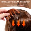 ZPTEE 3 Pcs Wooden Scalp Massager, No Static Wide Tooth